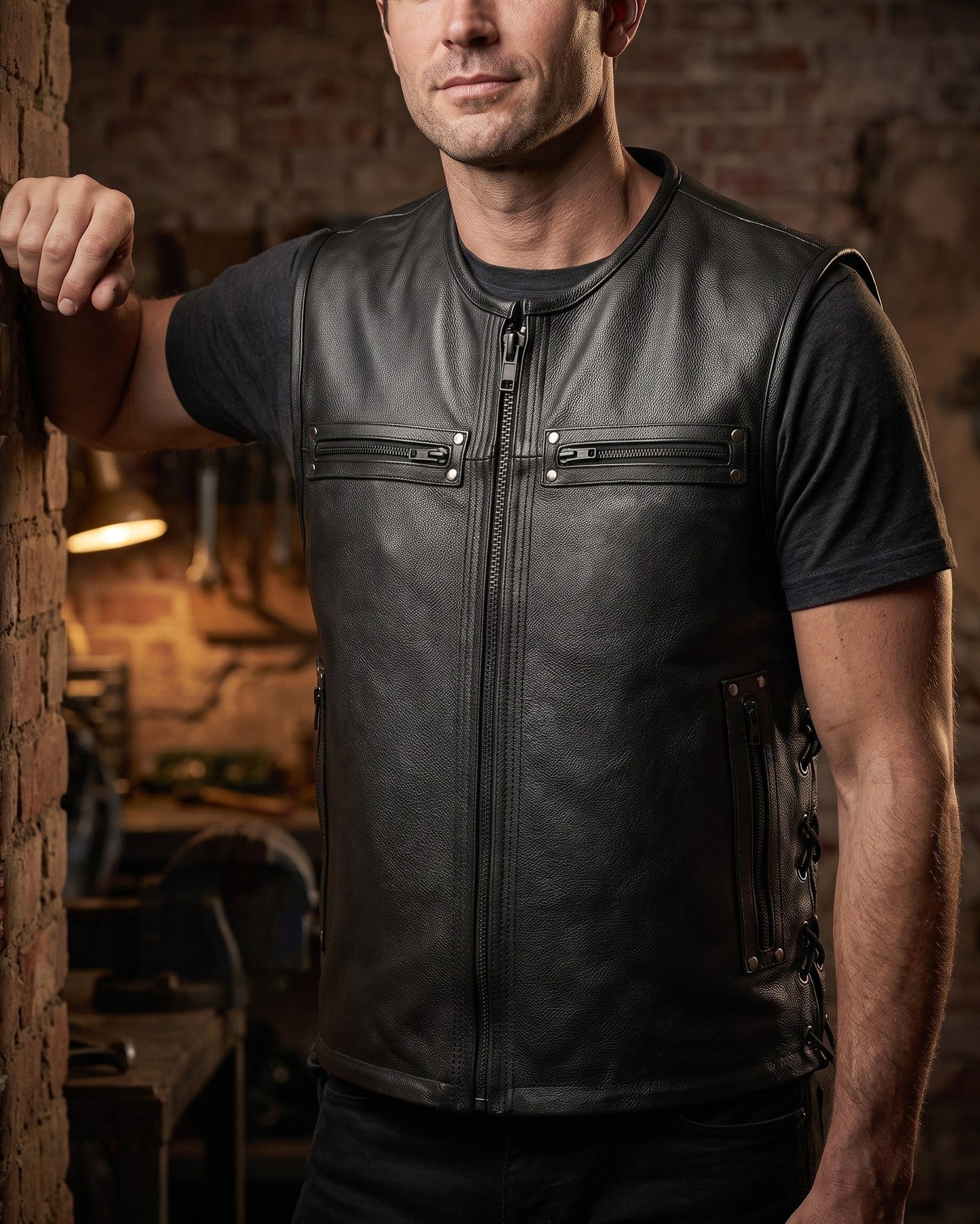 Virgilio Zip-Front Vest